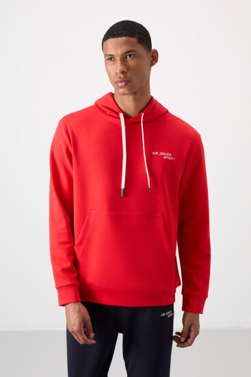 Fiesta - Lacivert Pamuklu Kalın Yumuşak Dokulu Comfort Fit Nakışlı Erkek Eşofman Takım - 85255 - Air Jones (1)