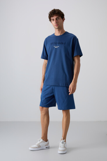 Parlament Pamuklu Kalın Yumuşak Dokulu Oversize Fit Baskılı Erkek T-Shirt - 88328 - TOMMYLIFE (1)