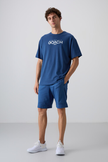 Parlament Pamuklu Kalın Yumuşak Dokulu Oversize Fit Baskılı Erkek T-Shirt - 88329 - TOMMYLIFE (1)