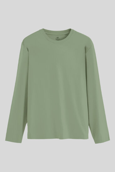 Kaktüs Standart Fit Basic O Yaka Erkek Sweatshirt - 87997 