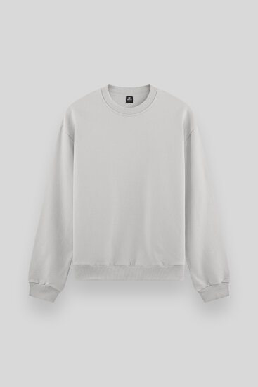 Taş Basic O Yaka Rahat Form Erkek Sweatshirt - 88053 