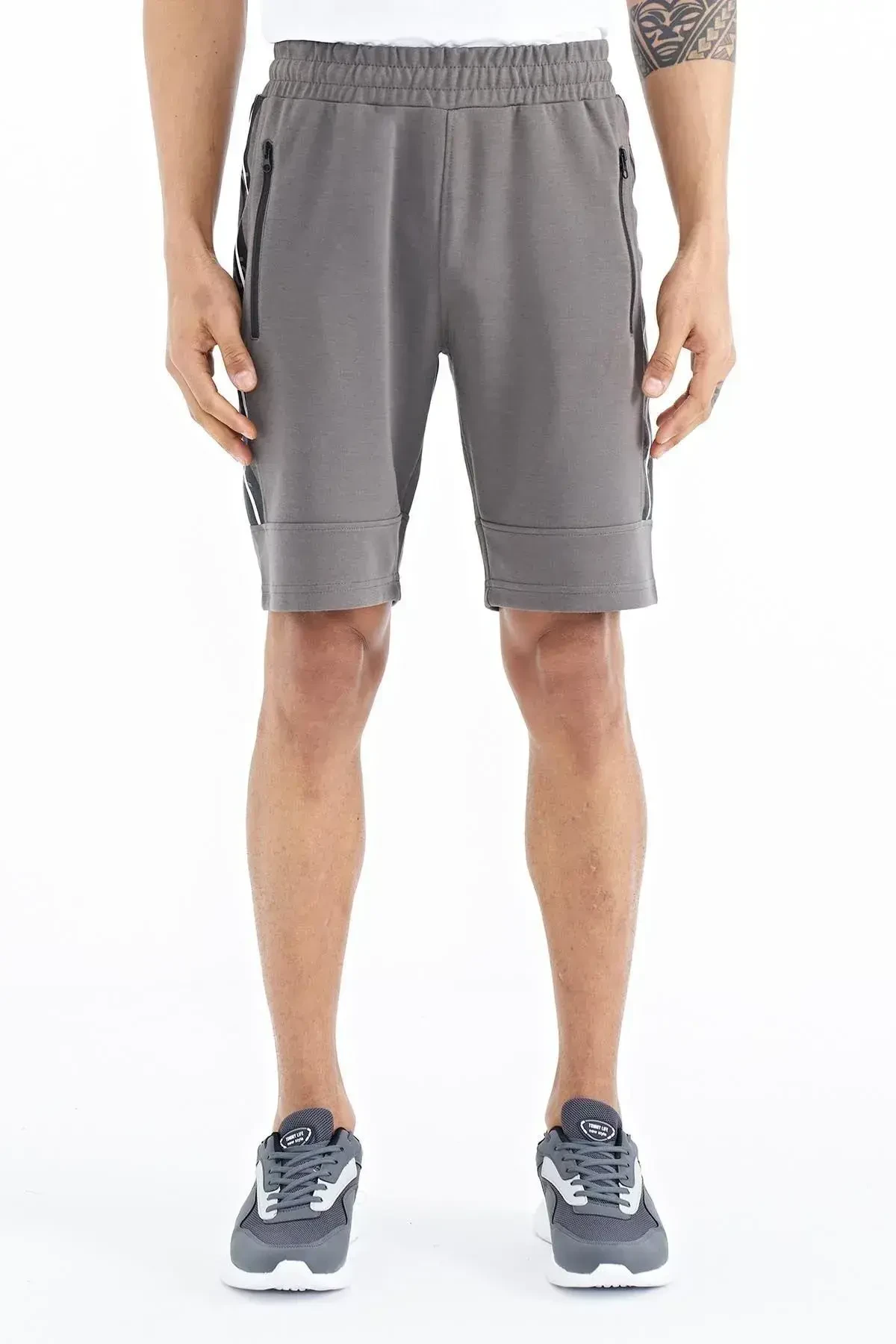 Clive Haki Standart Kalıp Erkek Şort - 81249 - Air Jones (1)