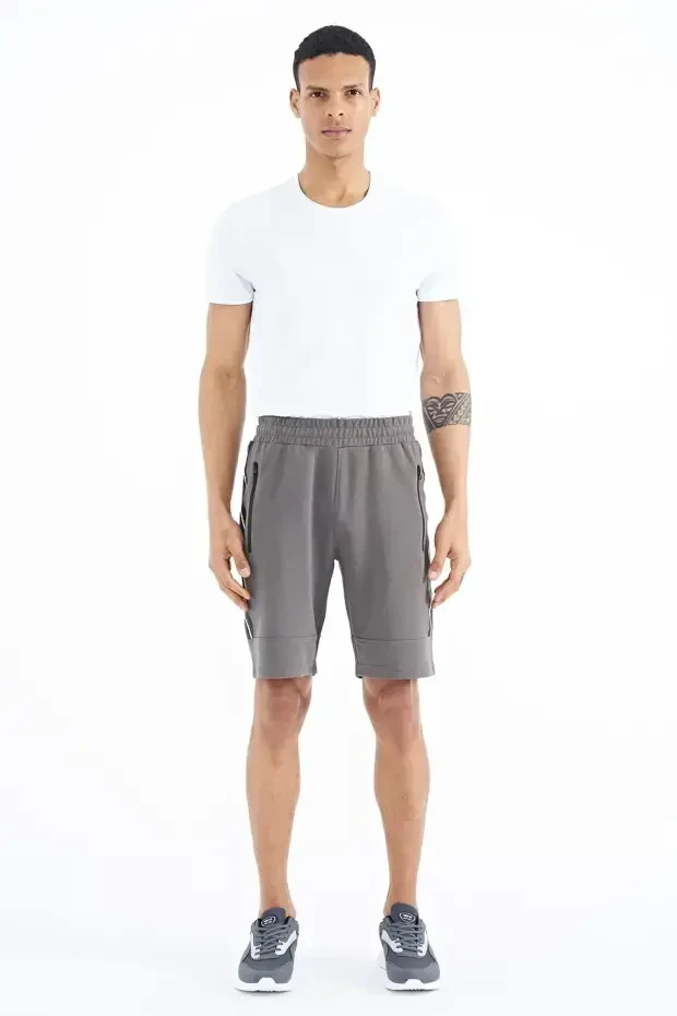 Clive Haki Standart Kalıp Erkek Şort - 81249 - Air Jones