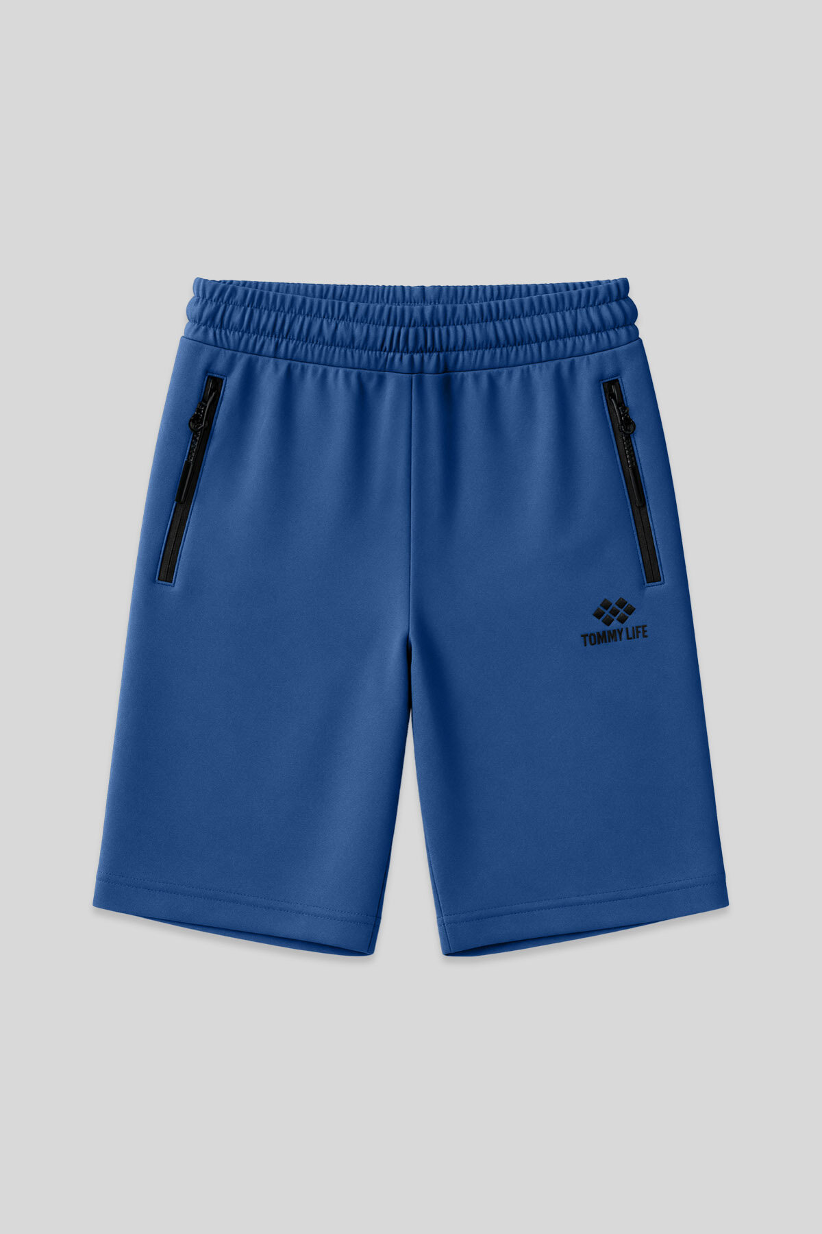 Parlament Gizli Fermuar Arka Cepli Bağcıklı Standart Kalıp Erkek Şort - 81136 - TOMMYLIFE