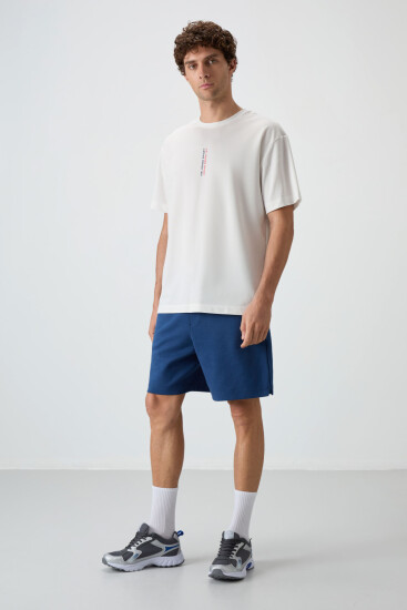 Parlament Pamuklu Kalın Yumuşak Dokulu Comfort Fit Basic Erkek Şort - 81274 - Air Jones (1)