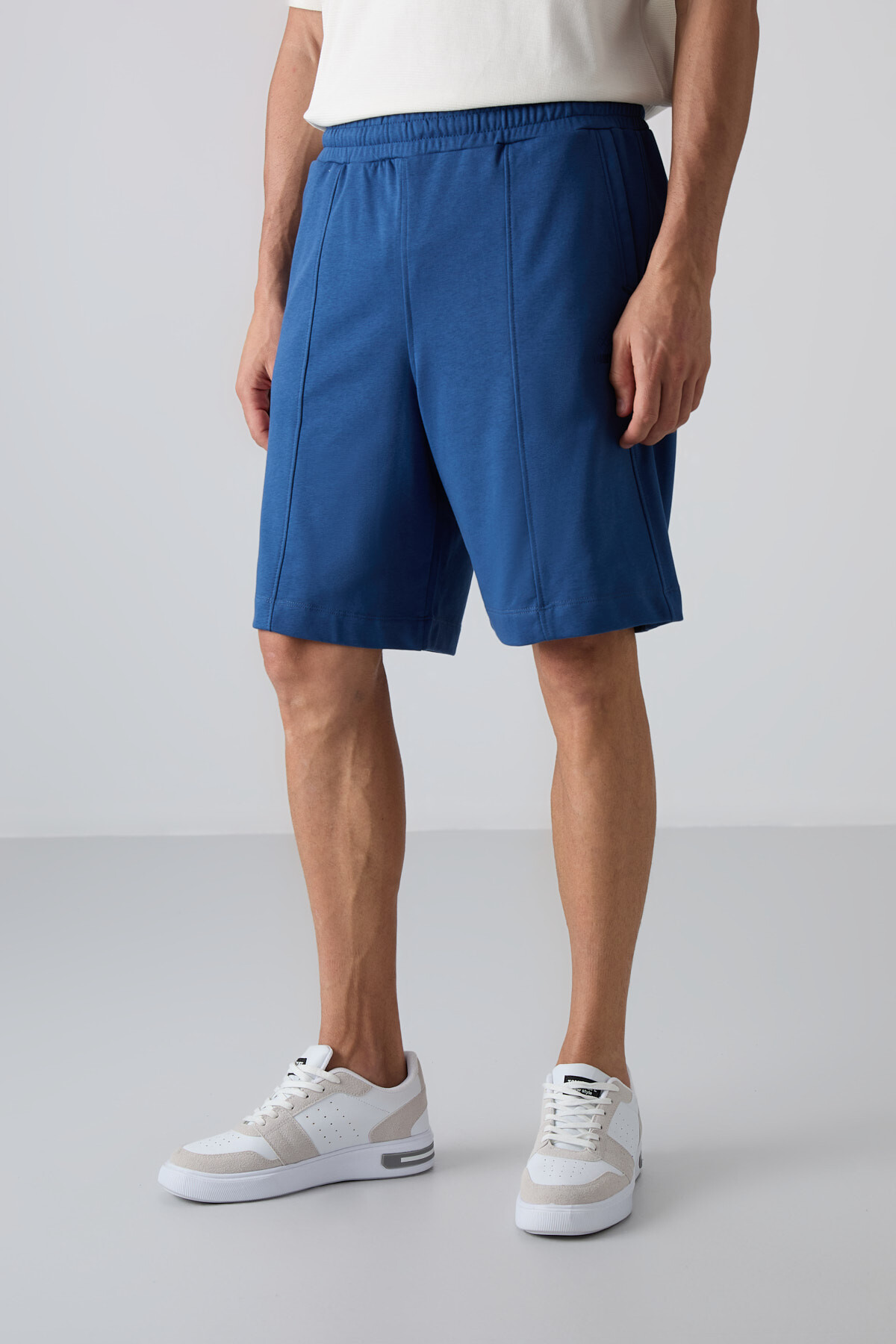 Parlament Pamuklu Kalın Yumuşak Dokulu Comfort Fit Basic Erkek Şort - 81261 - TOMMYLIFE (1)