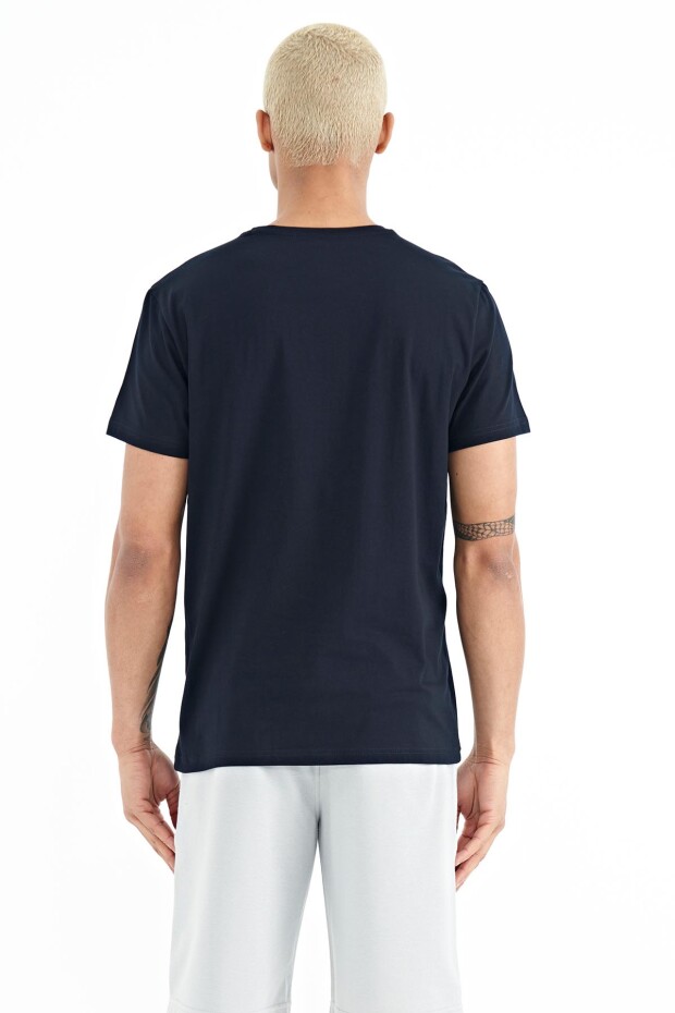 Liam Lacivert Standart Kalıp Erkek T-Shirt - 88207