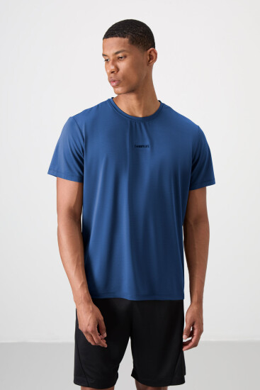 Parlament Nefes Alan Dokulu İnce Esnek Standart Fit Erkek Performans T-Shirt - 88384 