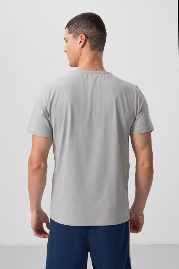 Taş Erkek Basic Kısa Kol Standart Kalıp O Yaka T-shirt - 87911 - 6