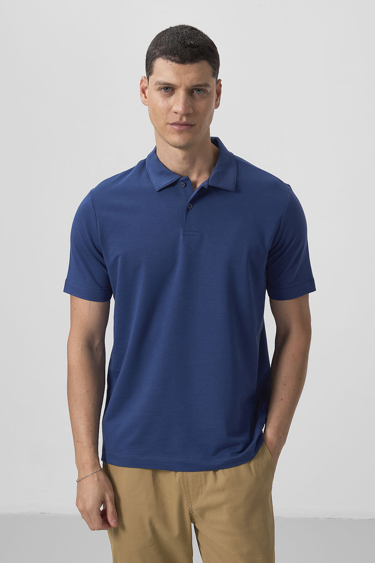 Parlament Standart Kalıp Basic Polo Yaka Erkek T-Shirt - 87768 - TOMMYLIFE (1)