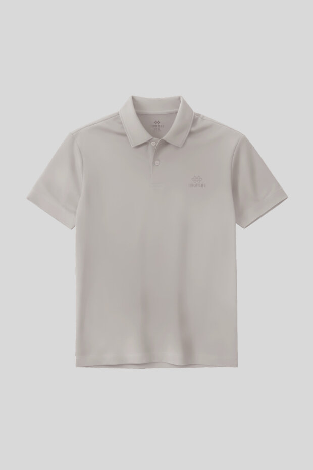 Taş Standart Kalıp Basic Polo Yaka Erkek T-Shirt - 87748 - 1