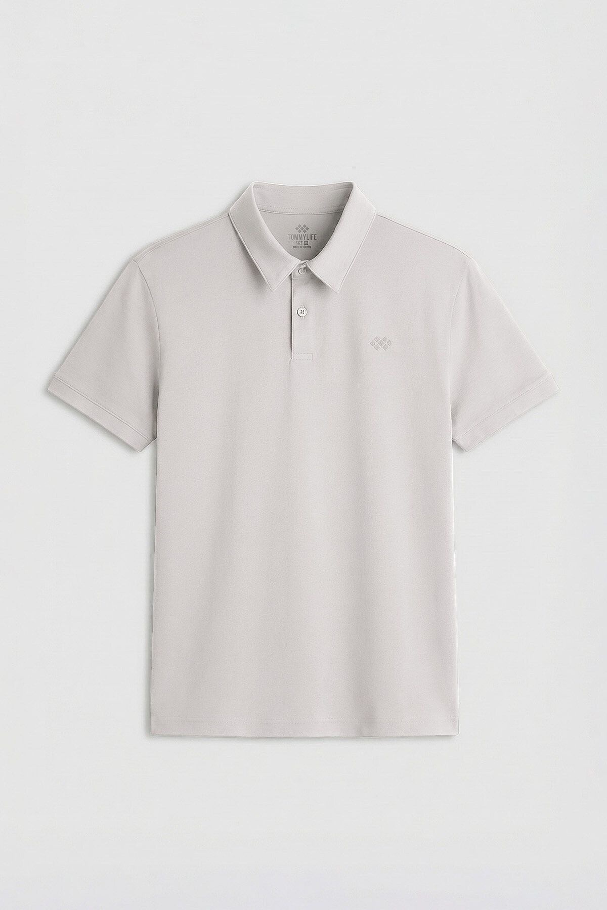 Taş Standart Kalıp Basic Polo Yaka Erkek T-Shirt - 87748 - TOMMYLIFE