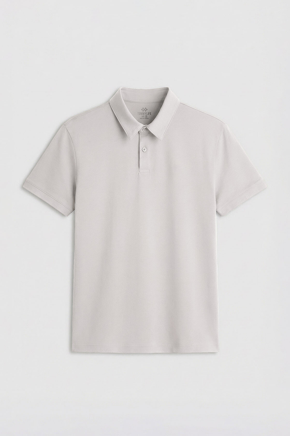 Taş Standart Kalıp Basic Polo Yaka Erkek T-Shirt - 87768 - TOMMYLIFE