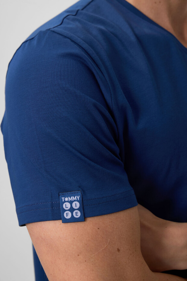 Parlament Basic Kısa Kol Standart Kalıp V Yaka Erkek T-Shirt - 87912 - 4