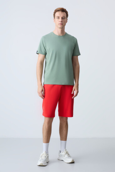 Fiesta Pamuklu Kalın Yumuşak Dokulu Standart Fit Basic Erkek Şort - 81278 - Air Jones (1)