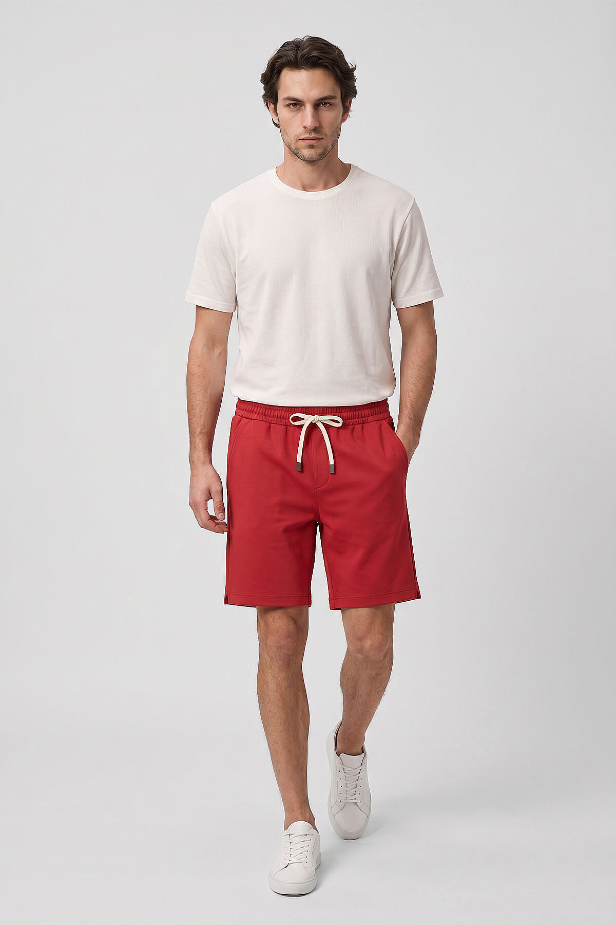 Fiesta Standart Fit Basic Arka Cepli Erkek Şort - 81314 - TOMMYLIFE (1)