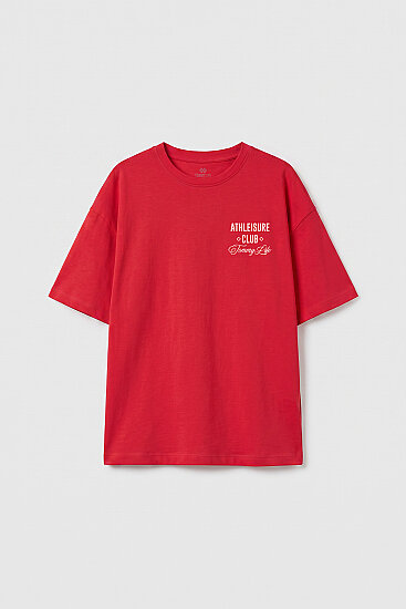 Fiesta Oversize Kısa Kollu Baskılı Kız Çocuk T-Shirt - 75175 