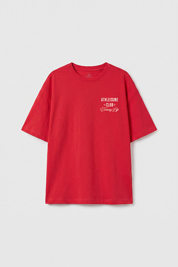 Fiesta Oversize Kısa Kollu Baskılı Kız Çocuk T-Shirt - 75175 - 1