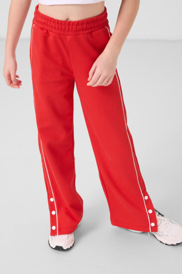 Fiesta Geniş Paça Çıt Çıt Detaylı Kız Çocuk Palazzo Pantolon - 75199 - TOMMYLIFE