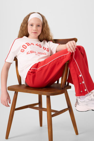 Fiesta Geniş Paça Çıt Çıt Detaylı Kız Çocuk Palazzo Pantolon - 75199 - TOMMYLIFE (1)