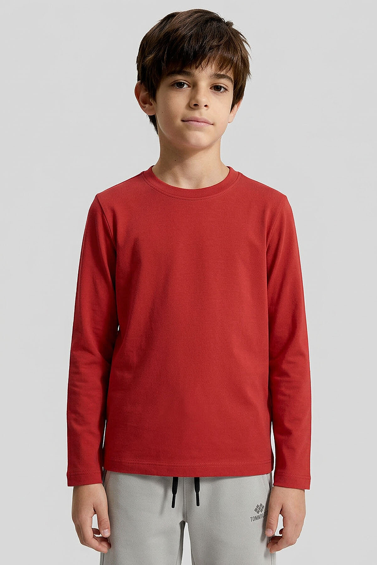 Fiesta O Yaka Standart Fit Basic Uzun Kollu Unisex Çocuk T-Shirt - 11329 - TOMMYLIFE