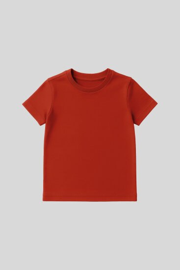 Fiesta O Yaka Standart Fit Basic Unisex Çocuk T-Shirt - 11328 