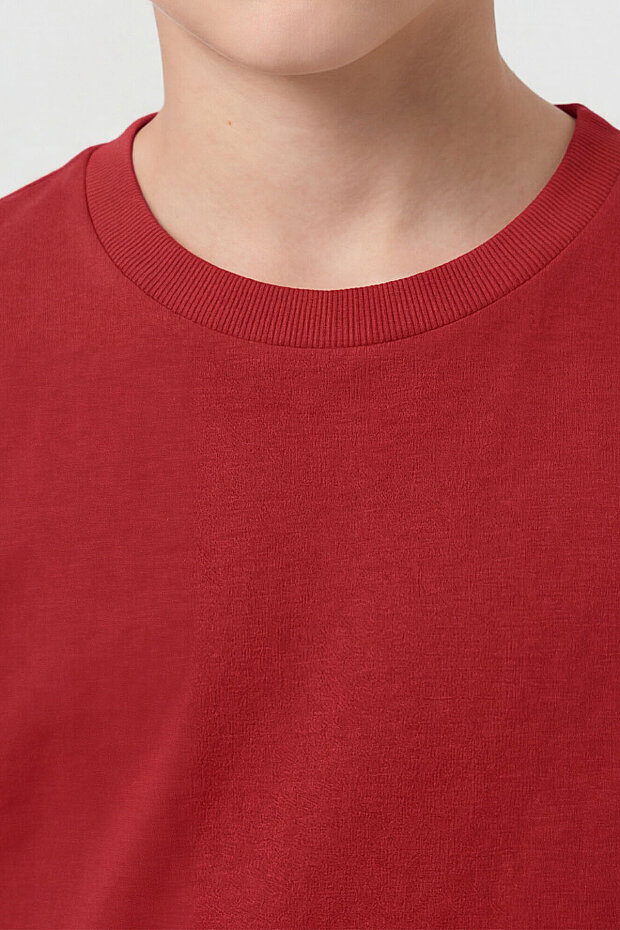 Fiesta O Yaka Standart Fit Basic Unisex Çocuk T-Shirt - 11328 - 3
