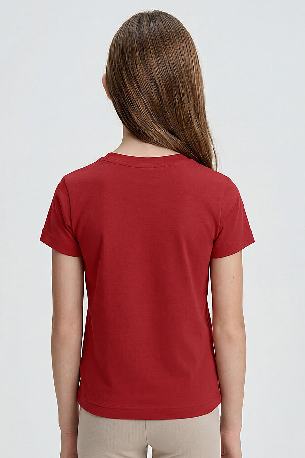 Fiesta O Yaka Standart Fit Basic Unisex Çocuk T-Shirt - 11328 - 4