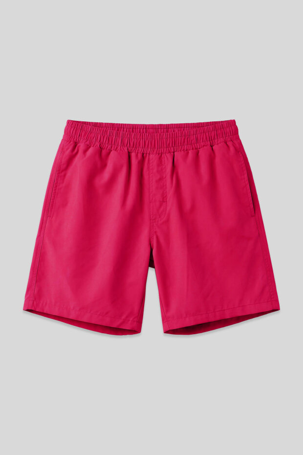 Fuşya Hızlı Kuruyan Standart Fit Erkek Deniz Şortu - 81237 - 2