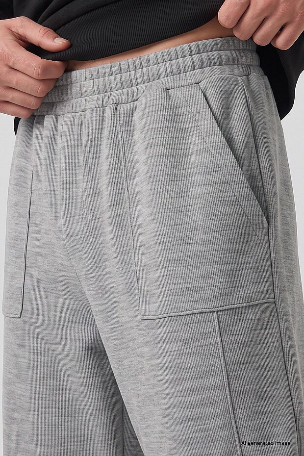 Gri Melanj Balon Fit Erkek Eşofman Alt - 82205 - 4