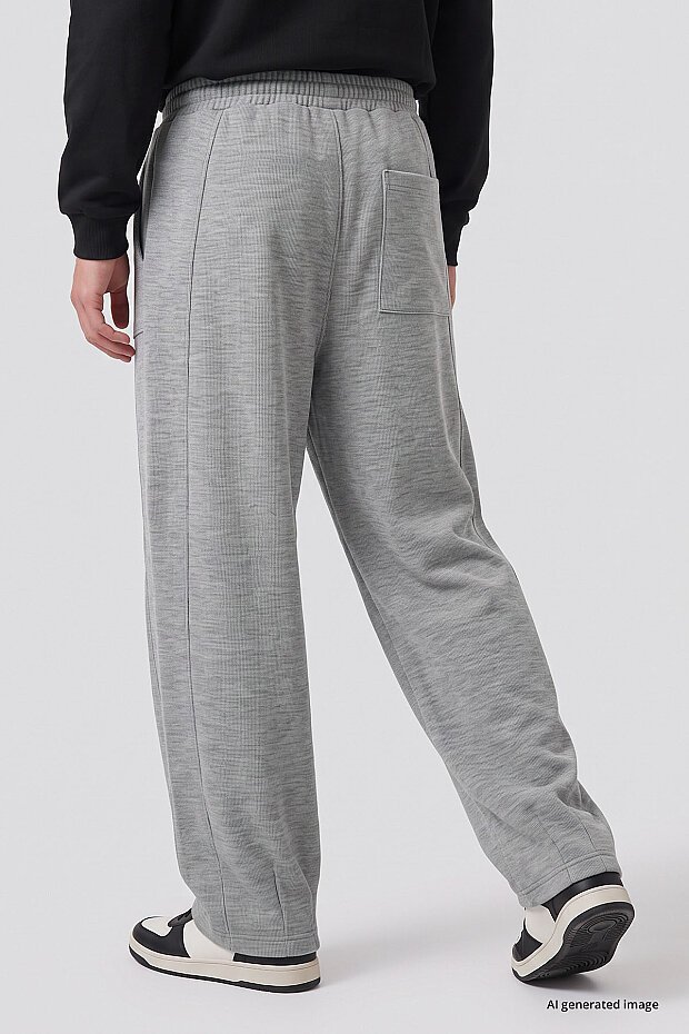 Gri Melanj Balon Fit Erkek Eşofman Alt - 82205 - 6