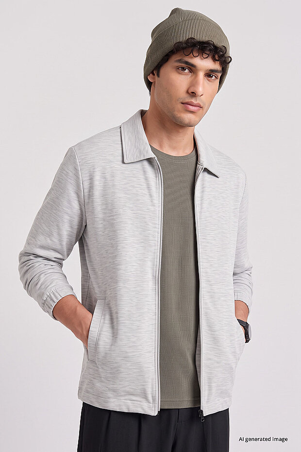 Gri Rahat Form Erkek Ceket - 88494 - 2