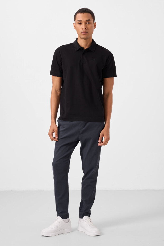 Gri Standart Fit Dokuma Hafif Esnek Chino Erkek Pantolon - 82180 - 1
