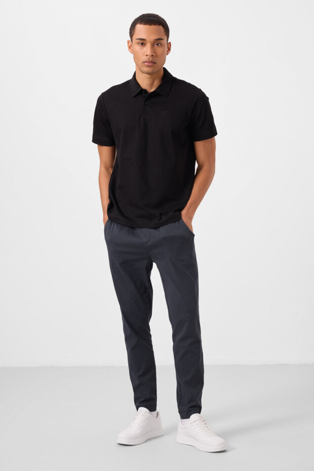 Gri Standart Fit Dokuma Hafif Esnek Chino Erkek Pantolon - 82180 - 3