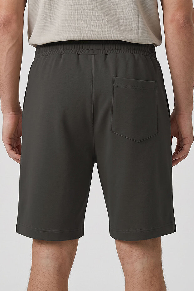 Haki Standart Fit Basic Arka Cepli Erkek Şort - 81314 - 6