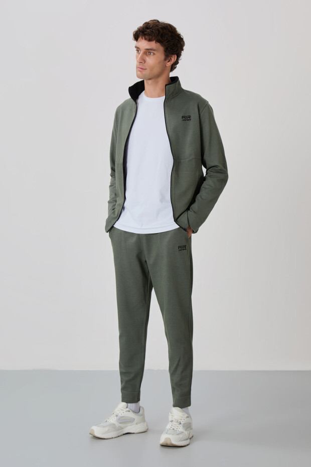 Carlos Haki Standart Kalıp Erkek Eşofman Takım - 85209 - 4