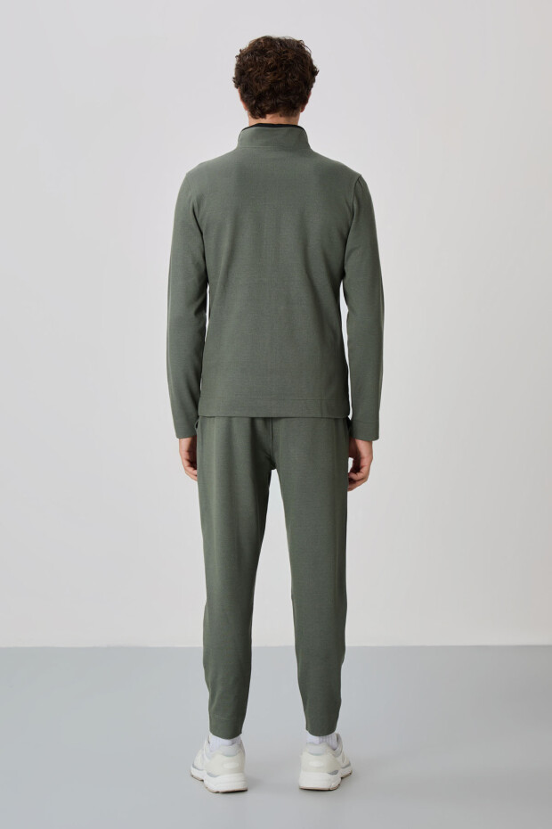 Carlos Haki Standart Kalıp Erkek Eşofman Takım - 85209 - 7