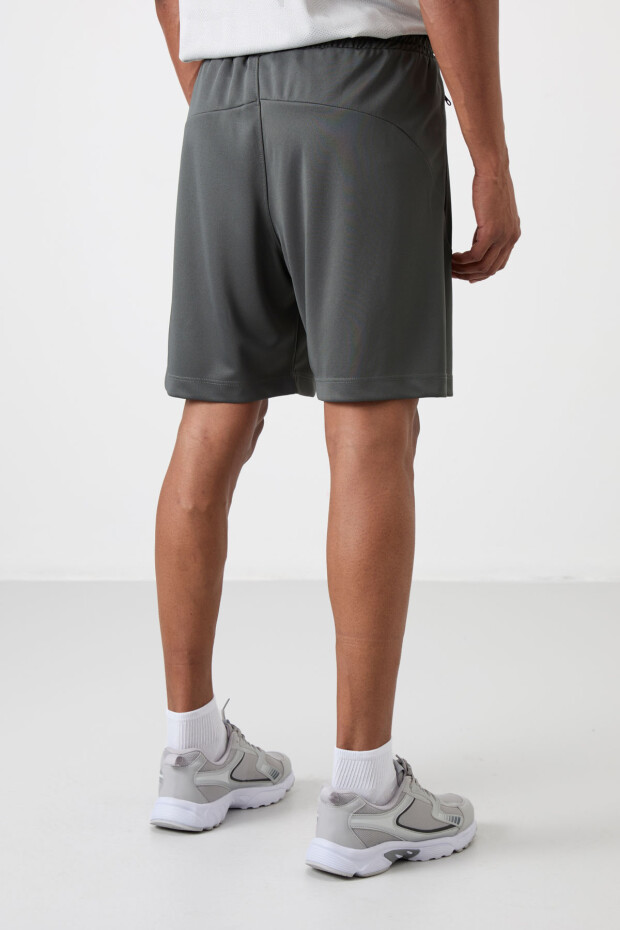 Haki Kalın Yumuşak Comfort Fit Erkek Şort - 81273 - 5