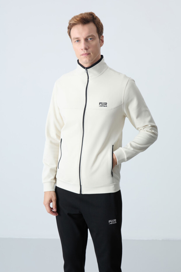 Hugo Bej - Siyah Jogger Erkek Eşofman Takım - 85198 - 2