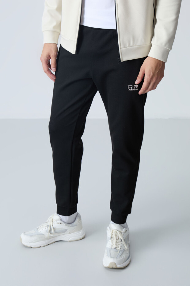 Hugo Bej - Siyah Jogger Erkek Eşofman Takım - 85198 - 7