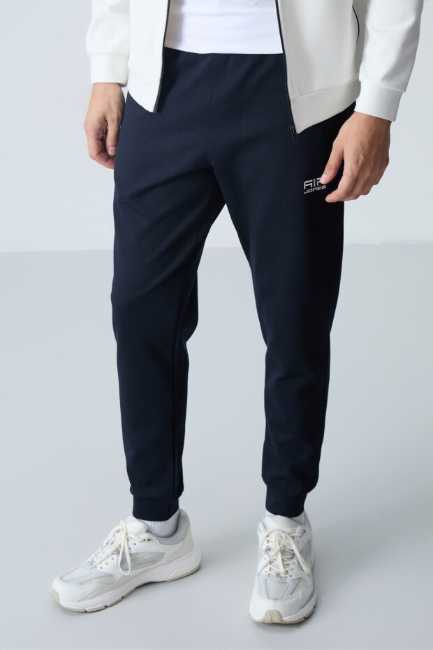 Hugo Ekru - Lacivert Jogger Erkek Eşofman Takım - 85198 - 3