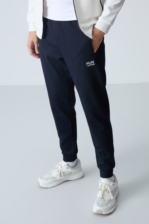 Hugo Ekru - Lacivert Jogger Erkek Eşofman Takım - 85198 - 5