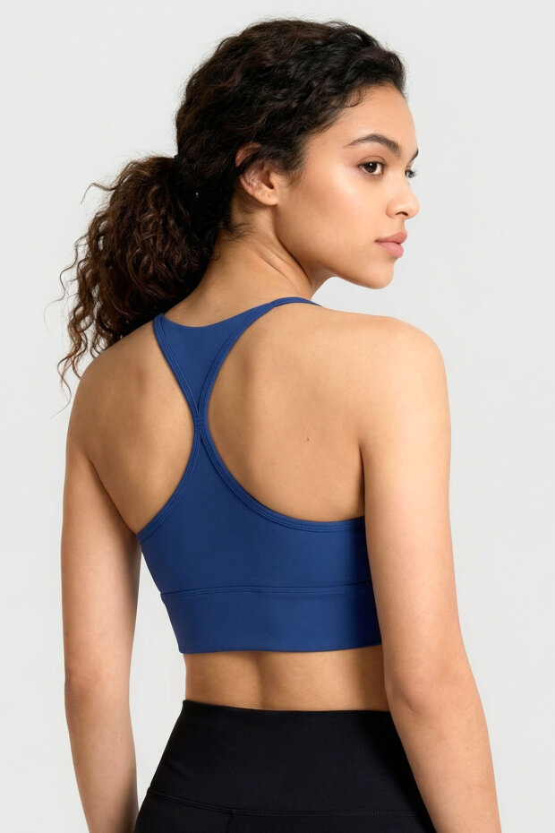 İndigo Standart Fit Baskılı Sırt Detaylı Kadın Spor Büstiyer - 97300 - 5