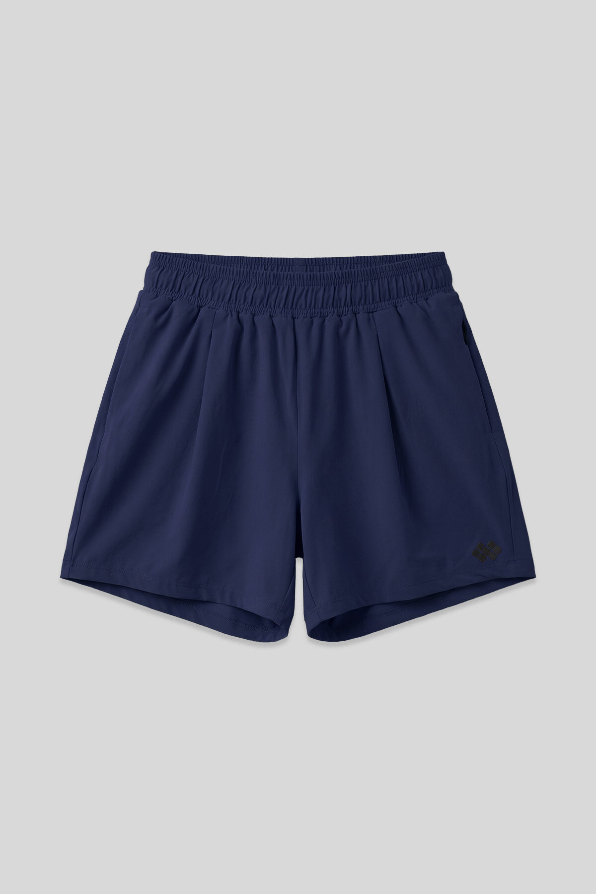 İndigo Gizli Cep Fermuarlı Rahat Form Kadın Şort - 91014 - TOMMYLIFE