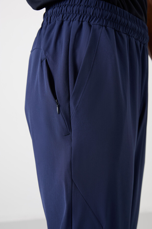 İndigo İnce Yumuşak Comfort Fit Erkek Eşofman Alt - 82119 - 4