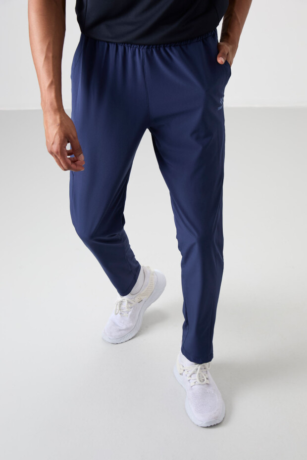 İndigo İnce Yumuşak Comfort Fit Erkek Eşofman Alt - 82119 - 2