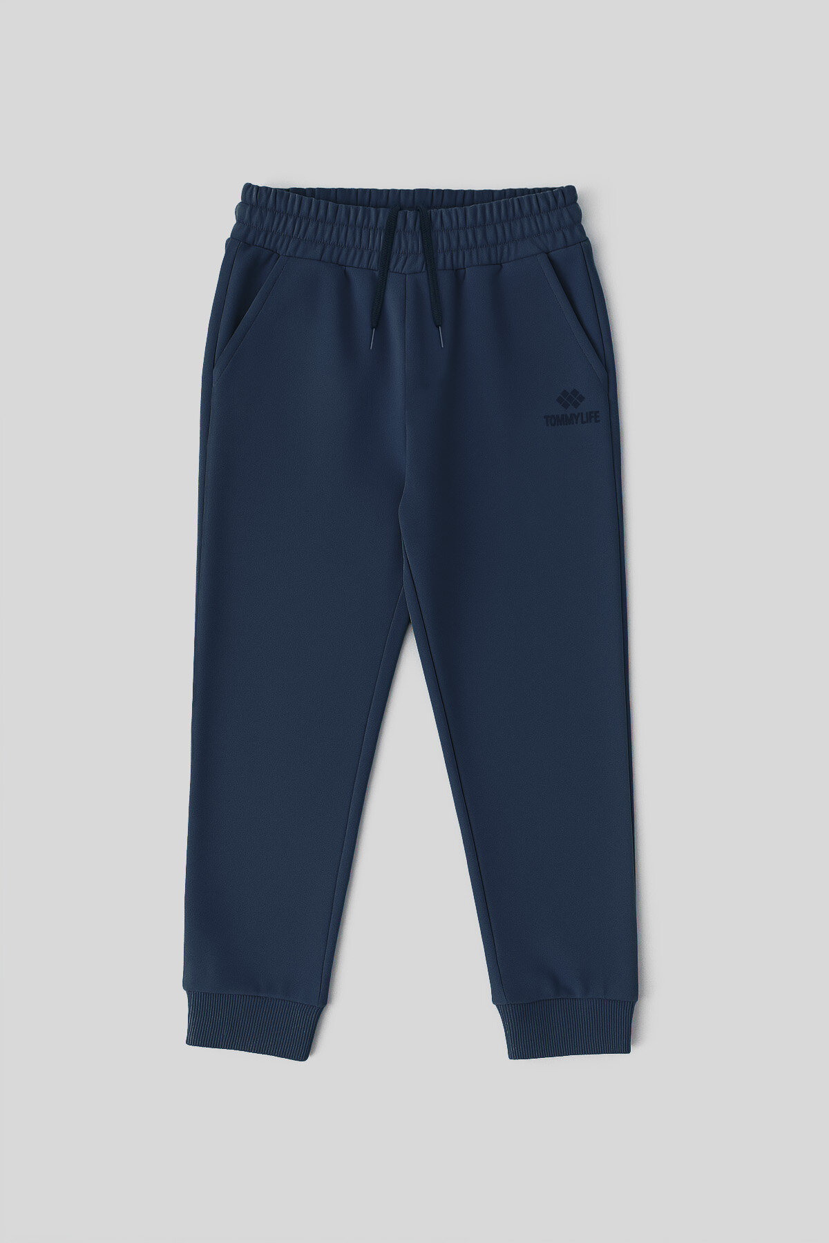 İndigo Standart Fit Manşetli İnce Erkek Çocuk Eşofman Alt - 11062 - TOMMYLIFE (1)