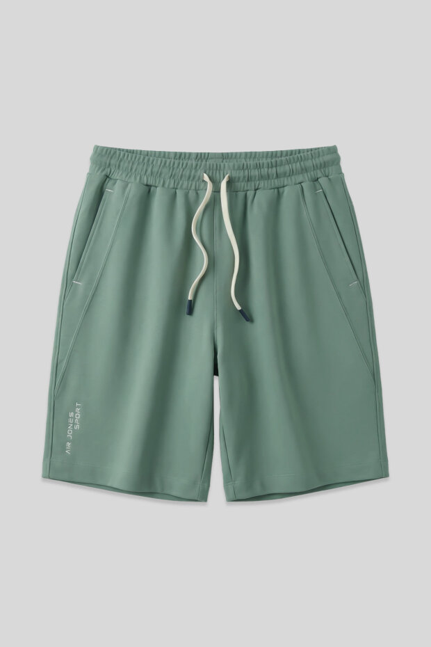 Açık Yeşil Pamuklu Kalın Yumuşak Dokulu Standart Fit Basic Erkek Şort - 81278 - 1