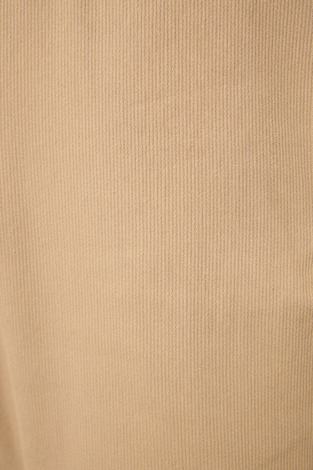 Koyu Bej Standart Fit Dokuma Hafif Esnek Chino Erkek Pantolon - 82177 - 6