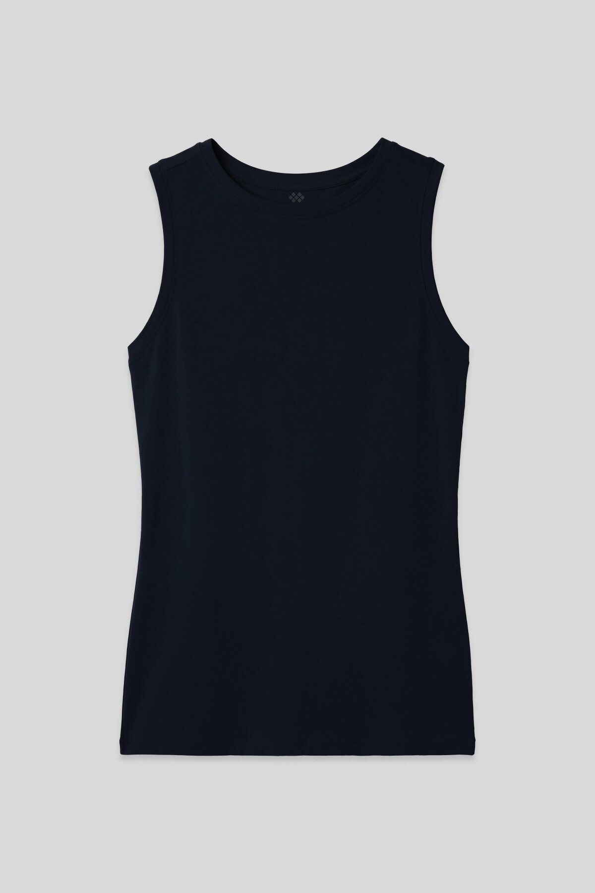 Lacivert Slim Fit Basic O Yaka Sıfır Kol Kadın Atlet - 97313 - TOMMYLIFE (1)